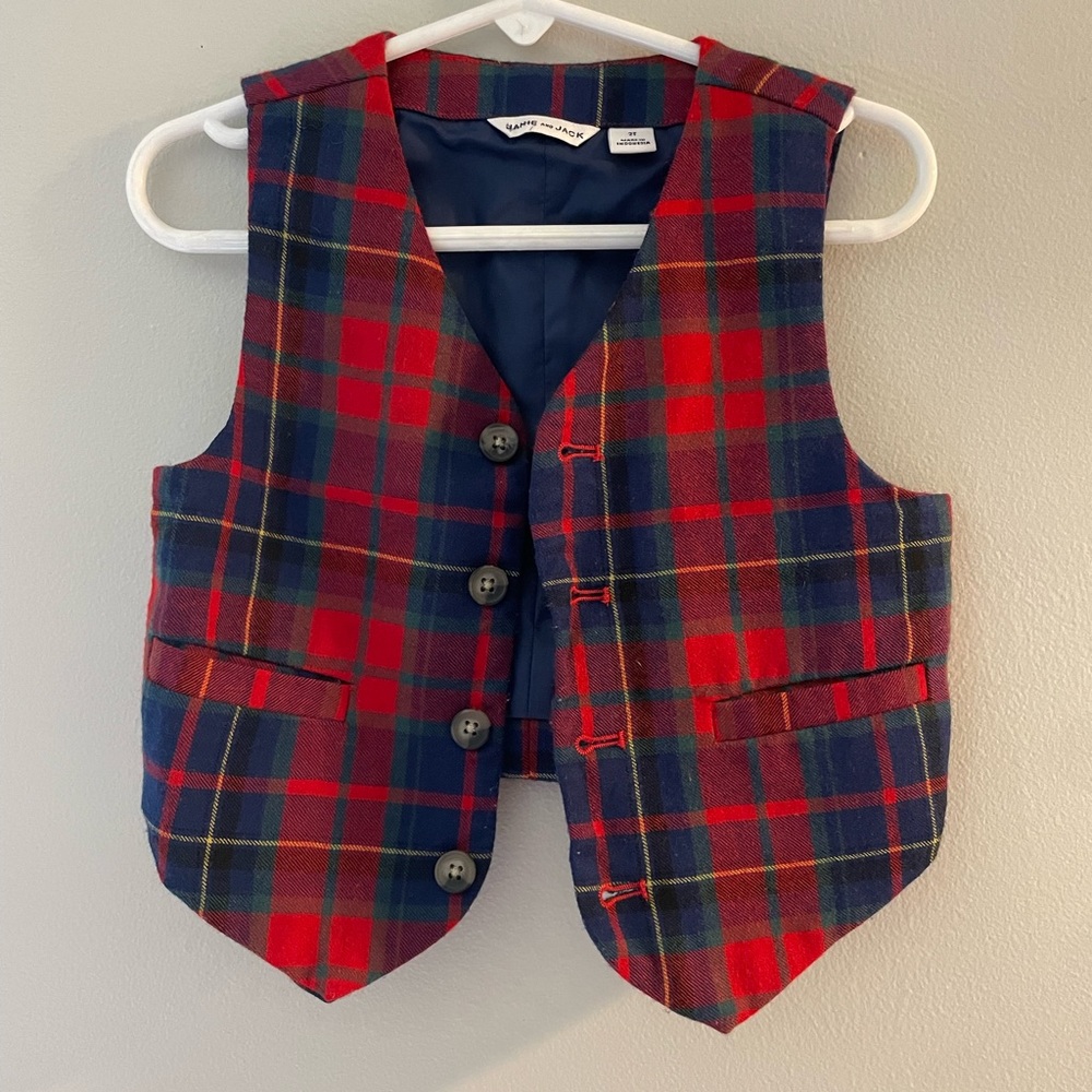 Janie & Jack 2T Holiday Vest